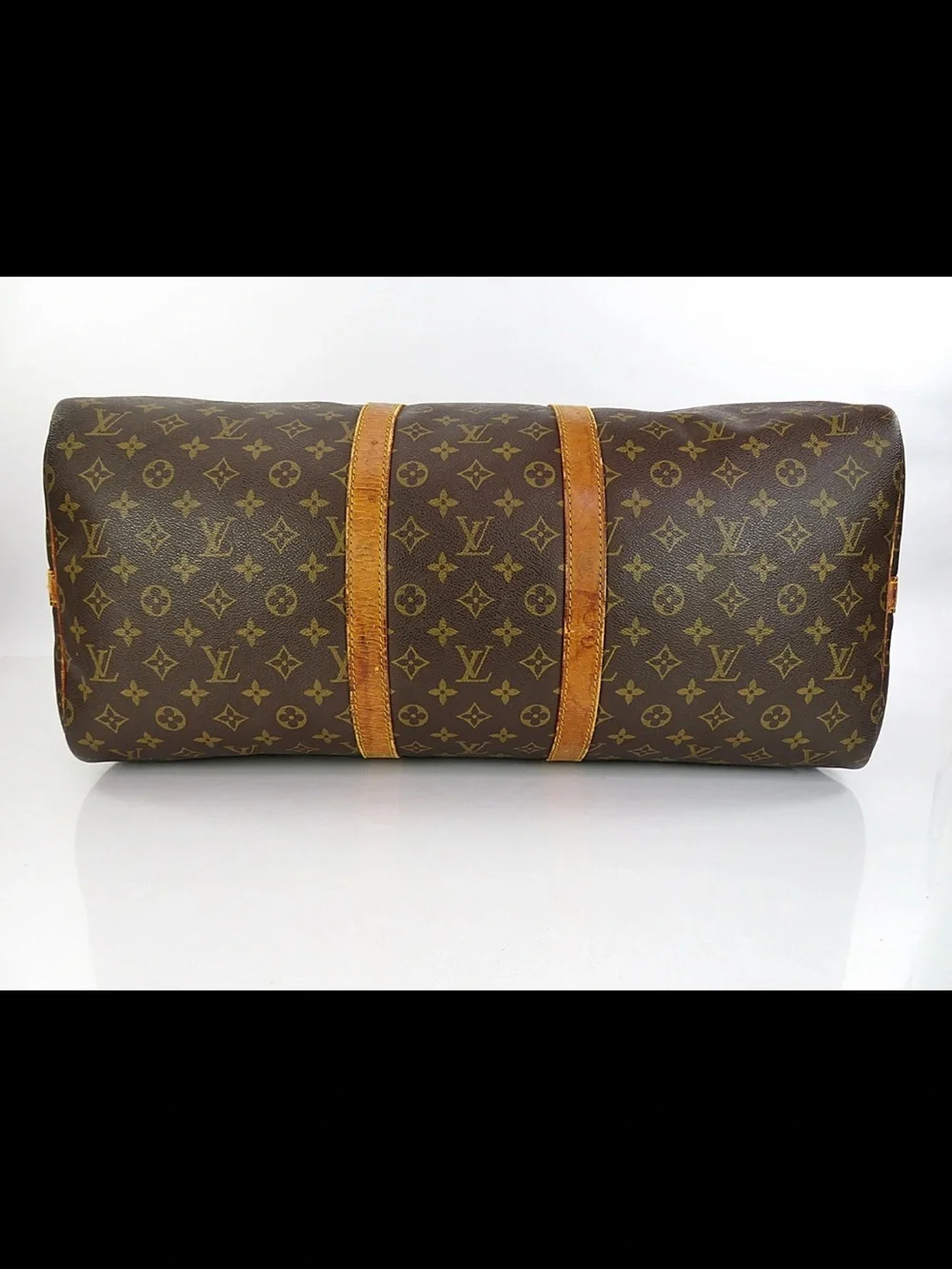 Louis Vuitton Monogram Canvas Travel Duffel in Brown and Tan